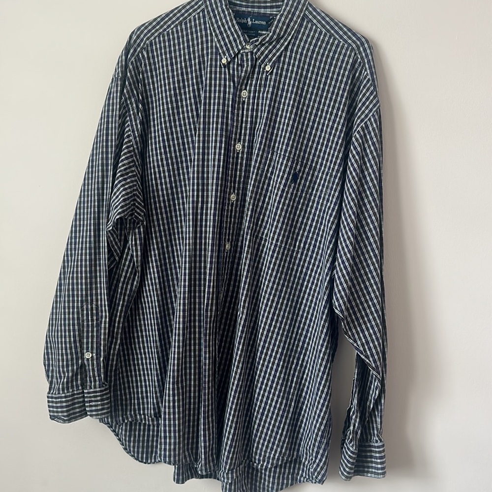 Ralph Lauren Men's Purple Plaid Shirt